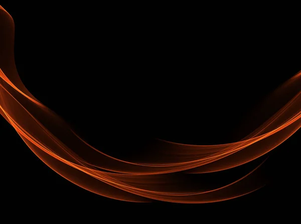 Abstract Background Orange Flowing Lines — Stock Photo, Image