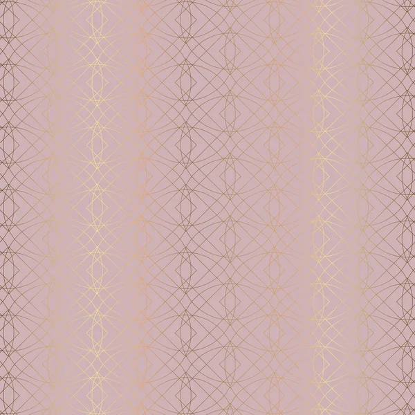 Fondo Abstracto Con Diseño Patrón Oro Rosa — Vector de stock