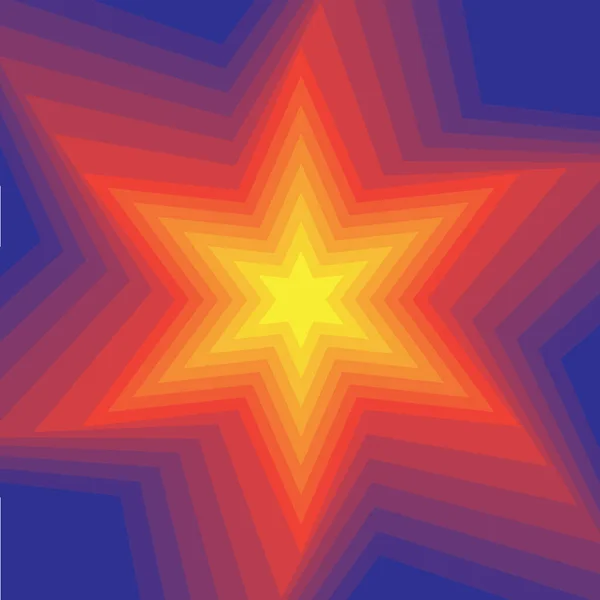 Абстрактный Фон Эффектным Дизайном Звезды — стоковый вектор