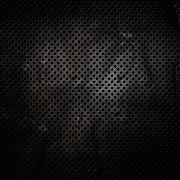 Perforated Metallic Background Scratched Grunge Effect — Stock Photo, Image