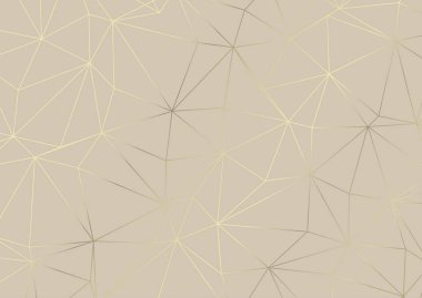 Metalik tanrı ve kremde soyut düşük polyester desenli tasarım