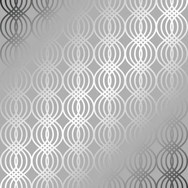Dekorative Silberne Muster Hintergrund — Stockvektor