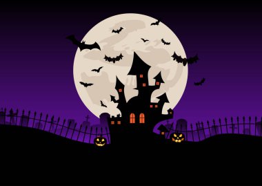 Ay ışığında bir şatosu olan ürkütücü Cadılar Bayramı geçmişi