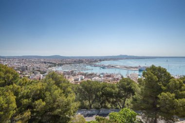 Eski müstahkem kalesi Palma Mayorka İspanya üzerinde göster