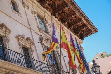 Eski bina eski kasaba Palma Mayorka İspanya