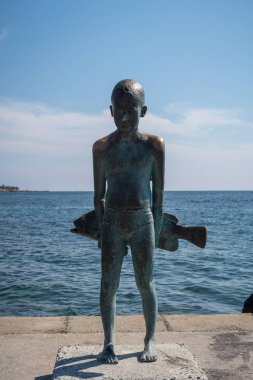 Paphos Kıbrıs sahil yürüyüş görünümünden