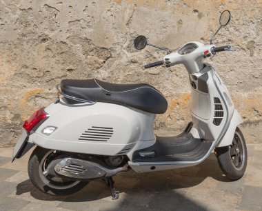 Savoca Sicilya İtalya geleneksel bir scooter