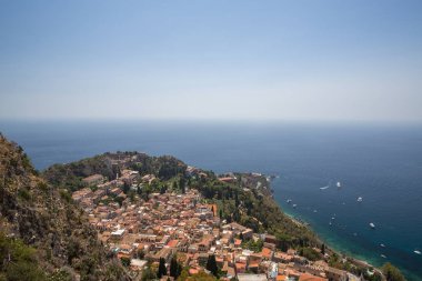 Taormina Sicilya İtalya görünümde