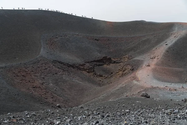 Volcan Actif Etna Sicile Italie — Photo