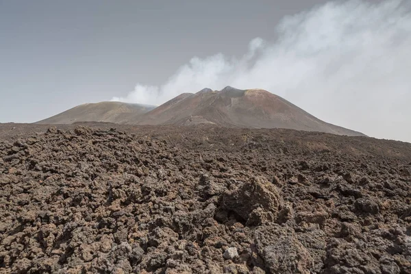 Vulcano Attivo Dell Etna Sicilia — Foto Stock