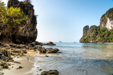 Tayland 'da Krabi açıklarındaki Hong Adası.