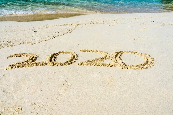 2020 Sand Whitespace Copyspace Editing — Stock Photo, Image