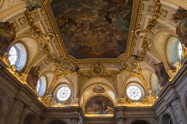 Palacio Real Madrid 'in içindeki tavan İspanya' daki Madrid Kraliyet Sarayı