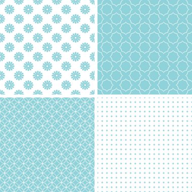 Şirin farklı vektör Dikişsiz desen. Duvar kağıdı, desen dolgusu, web sayfası arka planı, dokular için kullanılabilir.