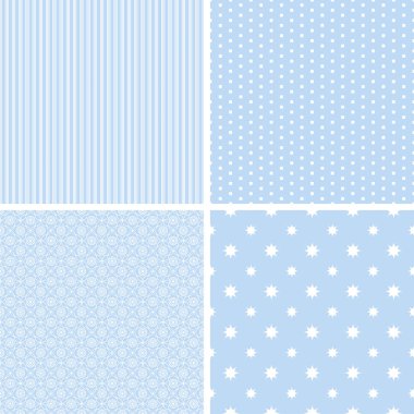 Şık farklı kumaş ve kağıt veya hurda rezervasyon yazdırmak için dikişsiz desen vektör.