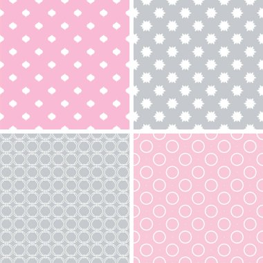 Şık farklı kumaş ve kağıt veya hurda rezervasyon yazdırmak için dikişsiz desen vektör.