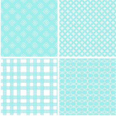 Şirin farklı vektör Dikişsiz desen. Duvar kağıdı, desen dolgusu, web sayfası arka planı, dokular için kullanılabilir.