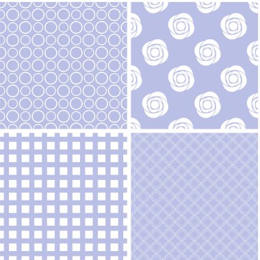 Şirin farklı vektör Dikişsiz desen. Duvar kağıdı, desen dolgusu, web sayfası arka planı, dokular için kullanılabilir.