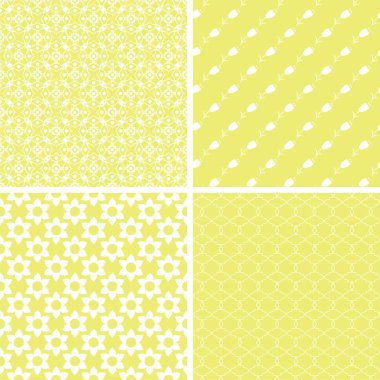 Şık farklı kumaş ve kağıt veya hurda rezervasyon yazdırmak için dikişsiz desen vektör.