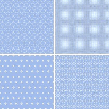 Vintage farklı vektör Dikişsiz desen. Geometrik süsleme seti.