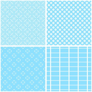 Süsleme retro tarzı ile farklı Dikişsiz desen.