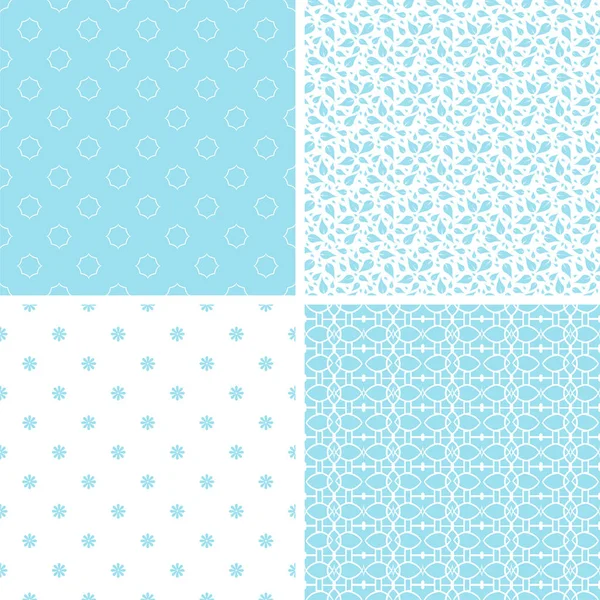 Yumuşak farklı vektör Dikişsiz desen. Geometrik süsleme seti.