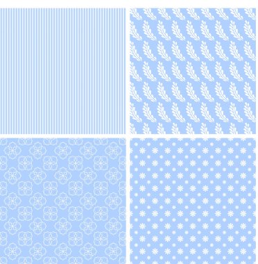 Süsleme retro tarzı ile farklı Dikişsiz desen.