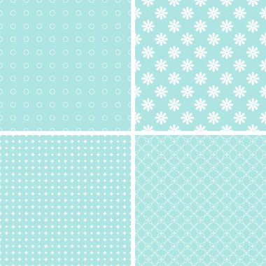 Şık farklı kumaş ve kağıt veya hurda rezervasyon yazdırmak için dikişsiz desen vektör.