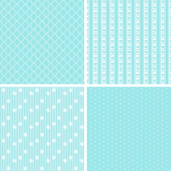 Farklı nane ve beyaz Dikişsiz desen ayarla