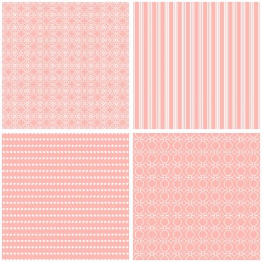 Şık farklı vektör Dikişsiz desen. Sevimli vektör arka plan.