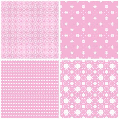 Büyüleyici farklı vektör Dikişsiz desen. Vektör set.