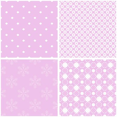 Pastel retro farklı vektör Dikişsiz desen. Vektör süsleri.