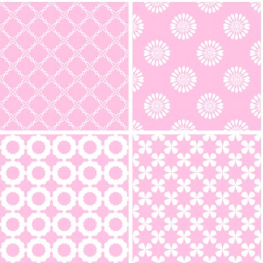 Retro farklı Dikişsiz desen. Doku için kullanılan, dolgu, web sayfasının arka plan deseni.