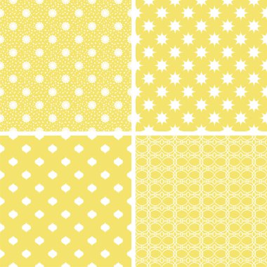 Pastel retro farklı vektör Dikişsiz desen. Vektör süsleri.