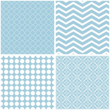 Pastel retro farklı vektör Dikişsiz desen. Vektör süsleri.