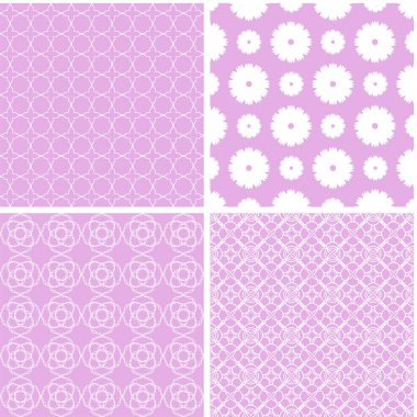 Büyüleyici farklı vektör Dikişsiz desen. Vektör set.