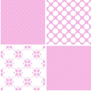 Büyüleyici farklı vektör Dikişsiz desen. Vektör set.