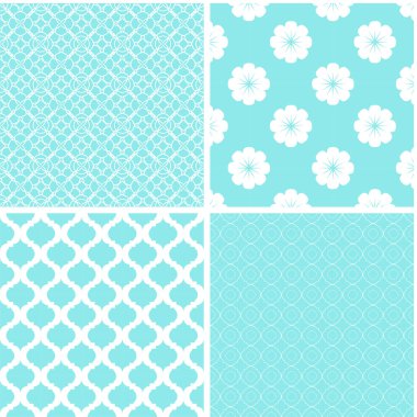 Şık farklı vektör Dikişsiz desen. Sevimli vektör arka plan.