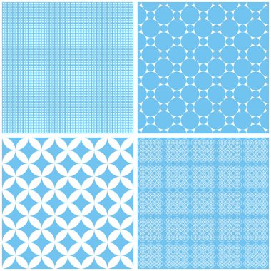 Nane farklı vektör Dikişsiz desen desen dolgularını, web sayfası arka planı için kullanılabilir.