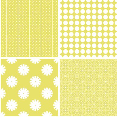 Vintage farklı vektör Dikişsiz desen. Pastel geometrik süsleme seti.