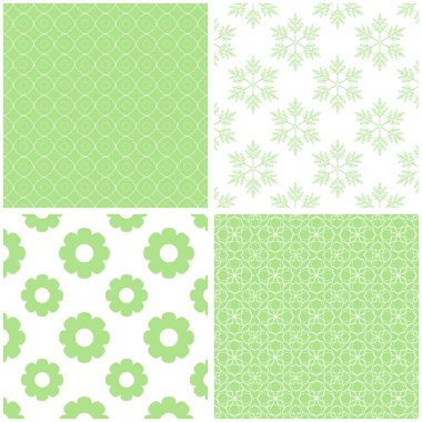 Pastel retro farklı vektör Dikişsiz desen. Vektör süsleri.