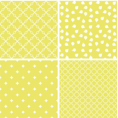 Vektör desen Set. Kesintisiz renkli arka plan toplama.