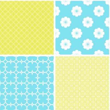 Nane farklı vektör Dikişsiz desen desen dolgularını, web sayfası arka planı için kullanılabilir.