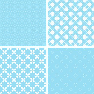 Büyüleyici farklı vektör Dikişsiz desen. Vektör set.