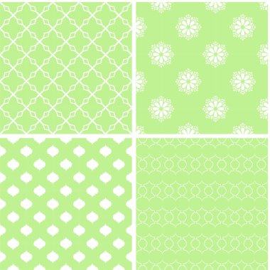 Büyüleyici farklı vektör Dikişsiz desen. Vektör set.