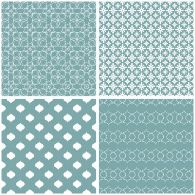 Pastel renkler sevimli farklı vektör Dikişsiz desen.