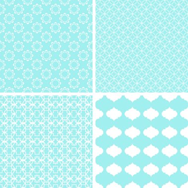 Retro farklı Dikişsiz desen. Vektör bebek arka plan.