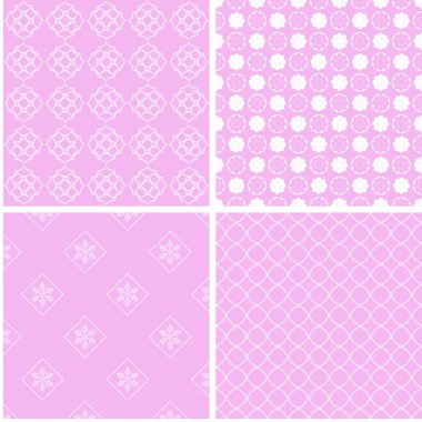 Güzel farklı vektör Dikişsiz desen. Tatlı vektör set.