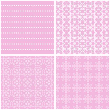 Güzel farklı vektör Dikişsiz desen. Tatlı vektör set.