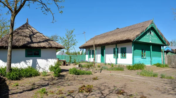 Rumah Adat Lama Desa Letea Delta Danube Rumania — Stok Foto